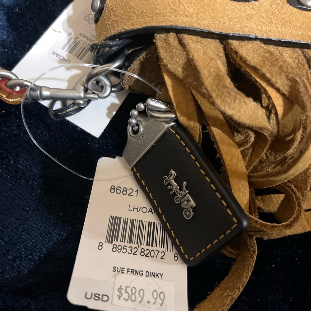 Coach limited edition suede fringe purse. - Picture 2 of 8